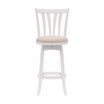 43.5" Wood Savana Furniture Bar Height Swivel Stool