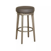 Angelo Home Linden Leather Swivel Stool Set of 2