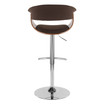 Vintage Mod Adjustable Barstool with Swivel