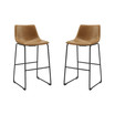 30" Faux Leather Barstool 2 Pack