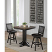 Peighton 3 Piece Pub Table Set (Table and 2 stools)