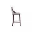 Fifth Avenue 19" 3 Piece Beech Wood Faux Leather Upholstered Barstool Set