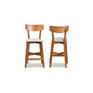 Cameron Modern and Contemporary Transitional Wood Counter Stool Set, 2 Piece