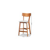 Cameron Modern and Contemporary Transitional Wood Counter Stool Set, 2 Piece