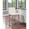 Abbott 26" Spindle Counter Stool with Frame and Faux Leather