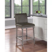 Abbott 26" Spindle Counter Stool with Frame and Faux Leather