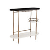 Digli Wine, Bar Table with Glassware Storage