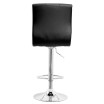 Kimberly Modern Swivel Bar Stool with Crystals, Set of 2