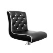 Kimberly Modern Swivel Bar Stool with Crystals, Set of 2
