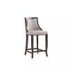 Emperor 19" 3 Piece Beech Wood Faux Leather Upholstered Barstool Set