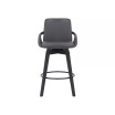 Baylor Swivel Wood Bar or Counter Height Stool