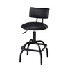 Adjustable Swivel Bar Stool PU Leather Steel Frame Chair