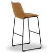 Set of 2 Adan Iron Frame Vintage-like Bar Stool