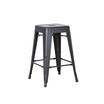 Backless Industrial Metal Bar Stool, Set of 2