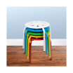 Plastic Nesting Stack Stools - Classroom/Home, 11.5"Height (5 Pack)