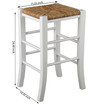 Linon Home Decor Katica Counter Stool, Set of 2