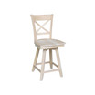 Charlotte Counter Height Stool with Swivel and Auto Return