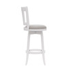 43.5" Wood Presque Isle Furniture Bar Height Swivel Stool
