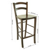 Linon Home Decor Mara Barstool, Set of 2
