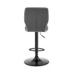 Bardot Adjustable Faux Leather Swivel Bar Stool
