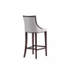 Fifth Avenue 19" L Beech Wood Faux Leather Upholstered Barstool