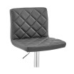Duval Adjustable Faux Leather Swivel Bar Stool