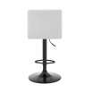 Duval Adjustable Faux Leather Swivel Bar Stool