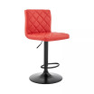 Duval Adjustable Faux Leather Swivel Bar Stool