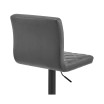 Duval Adjustable Faux Leather Swivel Bar Stool