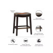 Belfast Saddle Counter Stool