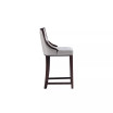 Fifth Avenue 19" Beech Wood Faux Leather Upholstered Counter Height Barstool