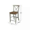 X-Back Counterheight Stool