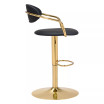 44" Steel, Polyurethane Gusto Bar Chair