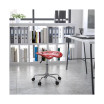 Vibrant Tractor Seat and Chrome Home/Office Stool
