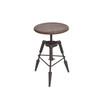 Clementine Adjustable Reclaimed Teak Bar Stool