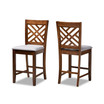 Furniture Caron Upholstered 2 Piece Counter Height Pub Chair Set