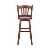 Fina 43.68" Wood Swivel Seat Bar Stool