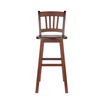 Fina 43.68" Wood Swivel Seat Bar Stool