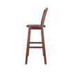 Fina 43.68" Wood Swivel Seat Bar Stool