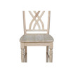 Lattice Bar Height Stool