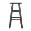 Home Decorative Element Counter Stools, 2-Pc Set, Oyster Gray