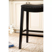 Jaden Bonded Leather Saddle Bar Stool