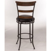 Cameron Swivel Ladder Back Bar Height Stool