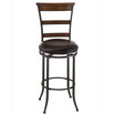 Cameron Swivel Ladder Back Bar Height Stool