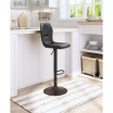 44" Steel, Polyurethane Vital Adjustable Base Bar Chair