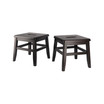 Kaya 2 Piece Set Conductor Stool, Coffee