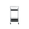 Lonnie Serving Bar Cart with Metal Frame