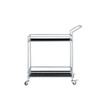 Lonnie Serving Bar Cart with Metal Frame
