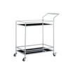 Lonnie Serving Bar Cart with Metal Frame