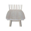 Mission Counter Height Stool with Swivel and Auto Return